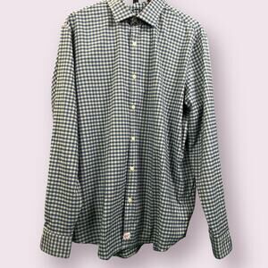 Men's Vineyard Vines Performance Slim Fit Cooper Shirt Blue Gray Check XL